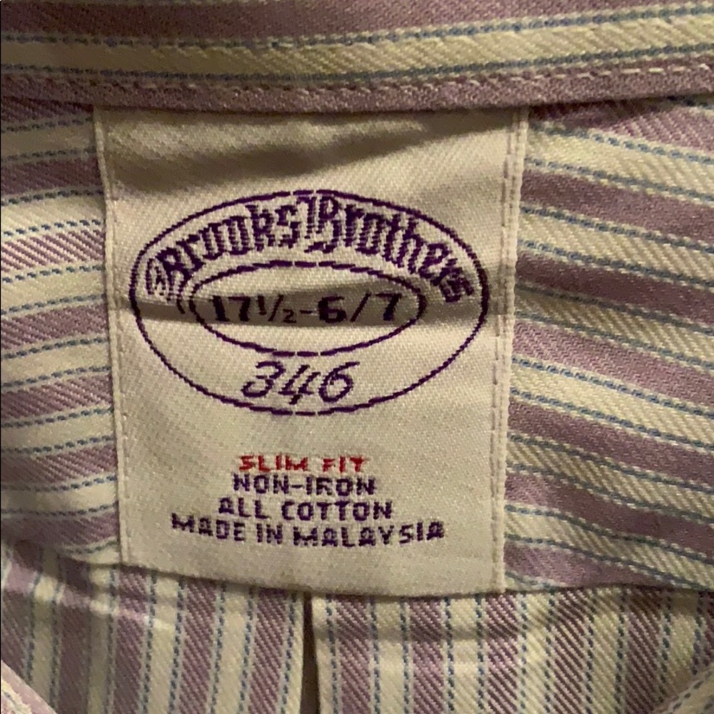 Brooks Brothers Slim Fit Dress Shirt - Picture 3 of 3